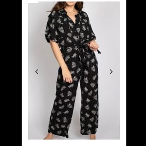 Lilyful Black Jumpsuit Size Small